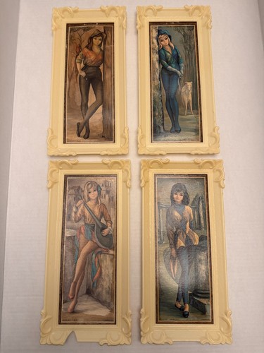 Vtg set framed - vtg, of
