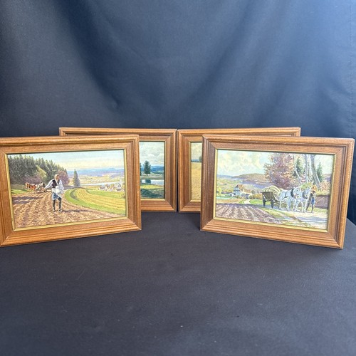 Vintage framed 5 - vintage, inch